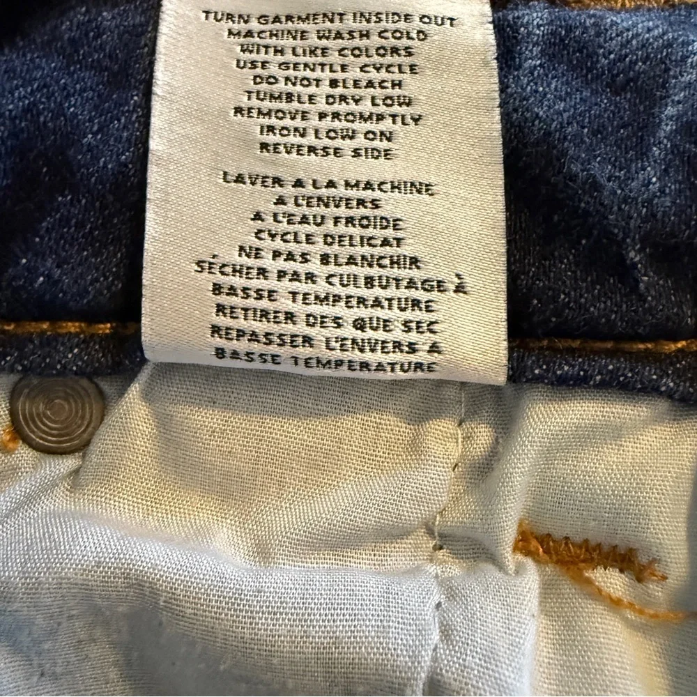 OAT New York Cropped Wide Leg Jeans – High Rise – Med Wash Women’s Size 12/31 - Picture 9 of 13